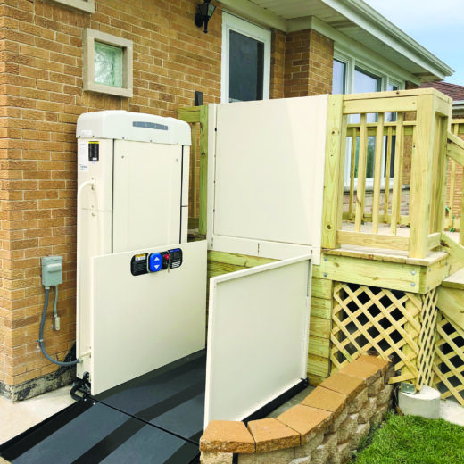 oakland vpl-vertical platform wheelchair lift are for mobile homes