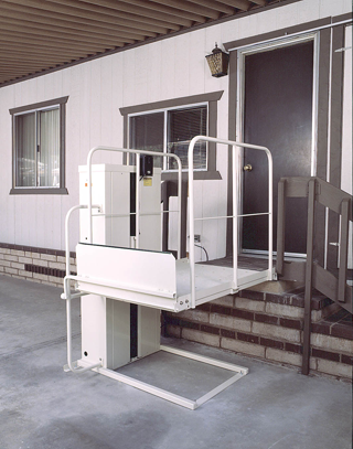 Wheelchair Lifts Macs PL50 and PL72 Macslift Commercial - ADA Trus-T-Lift  Bruno VPL3100 Residential & Commercial Harmar Residential & Commercial Pride Mobility Lifts  Harmar Inside Lifts  Harmar Outside Lifts TriLift Outside Lifts