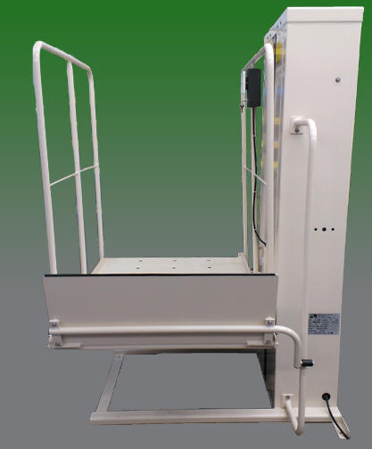 macpl50 porch lift vertical wheelchair platform